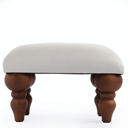 Fauteuilvoetsteun in wit, een praktisch en esthetisch meubelstuk