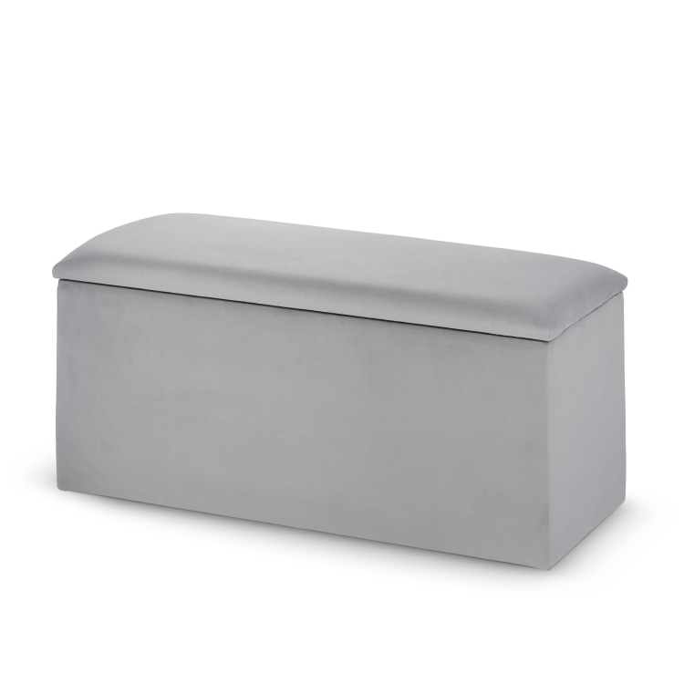 Grijze zitzak met opbergvak