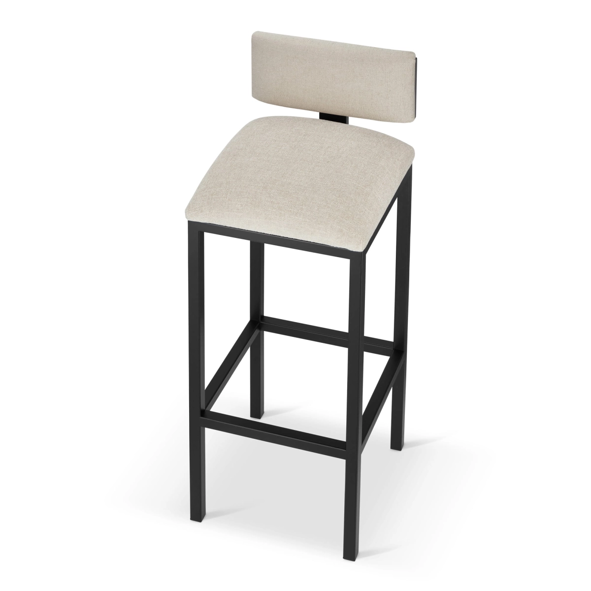 crème gestoffeerde bar hocker
