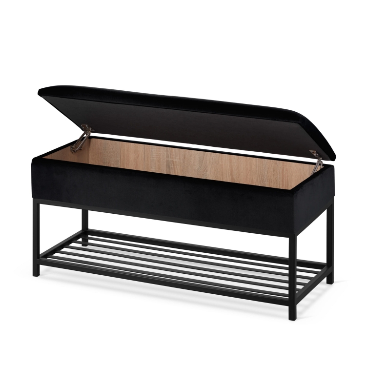 schoenenkast met zitting en ladekast