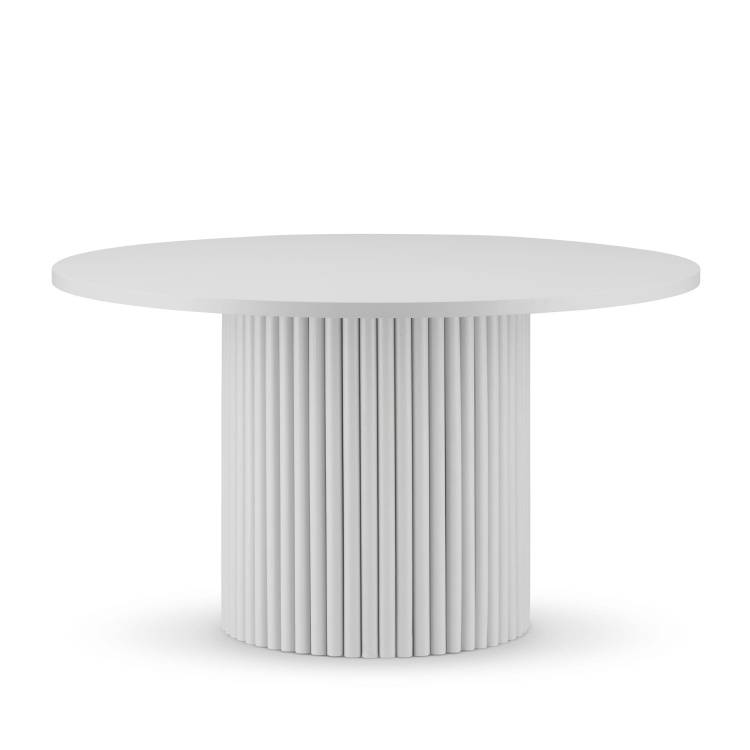 grijze ronde salontafel