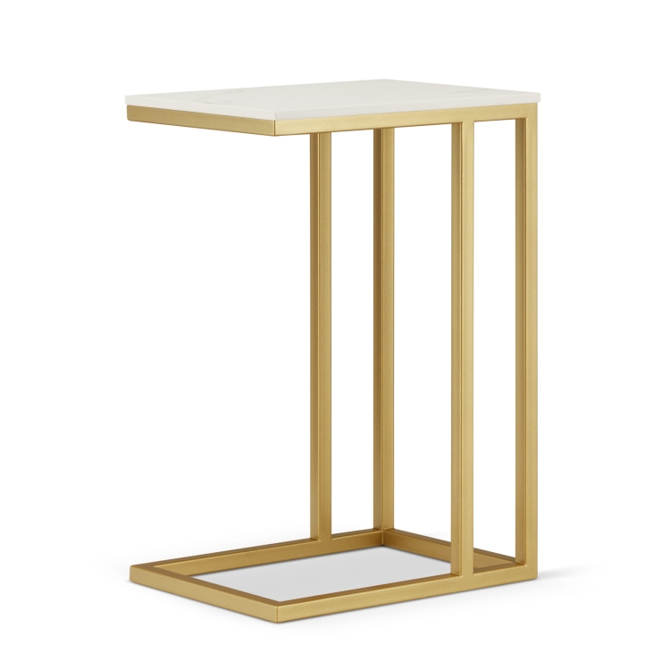 gouden bijzettafel