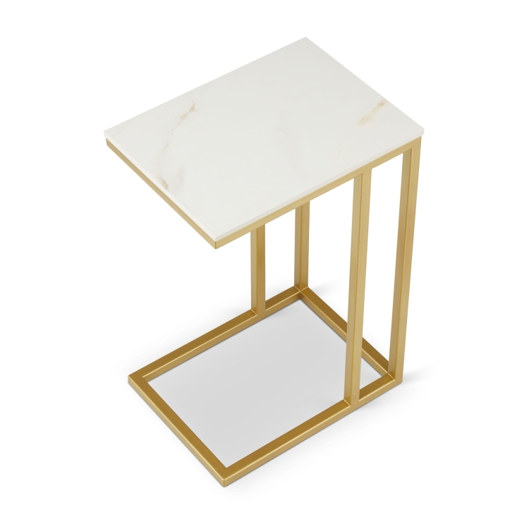 gouden bijzettafel