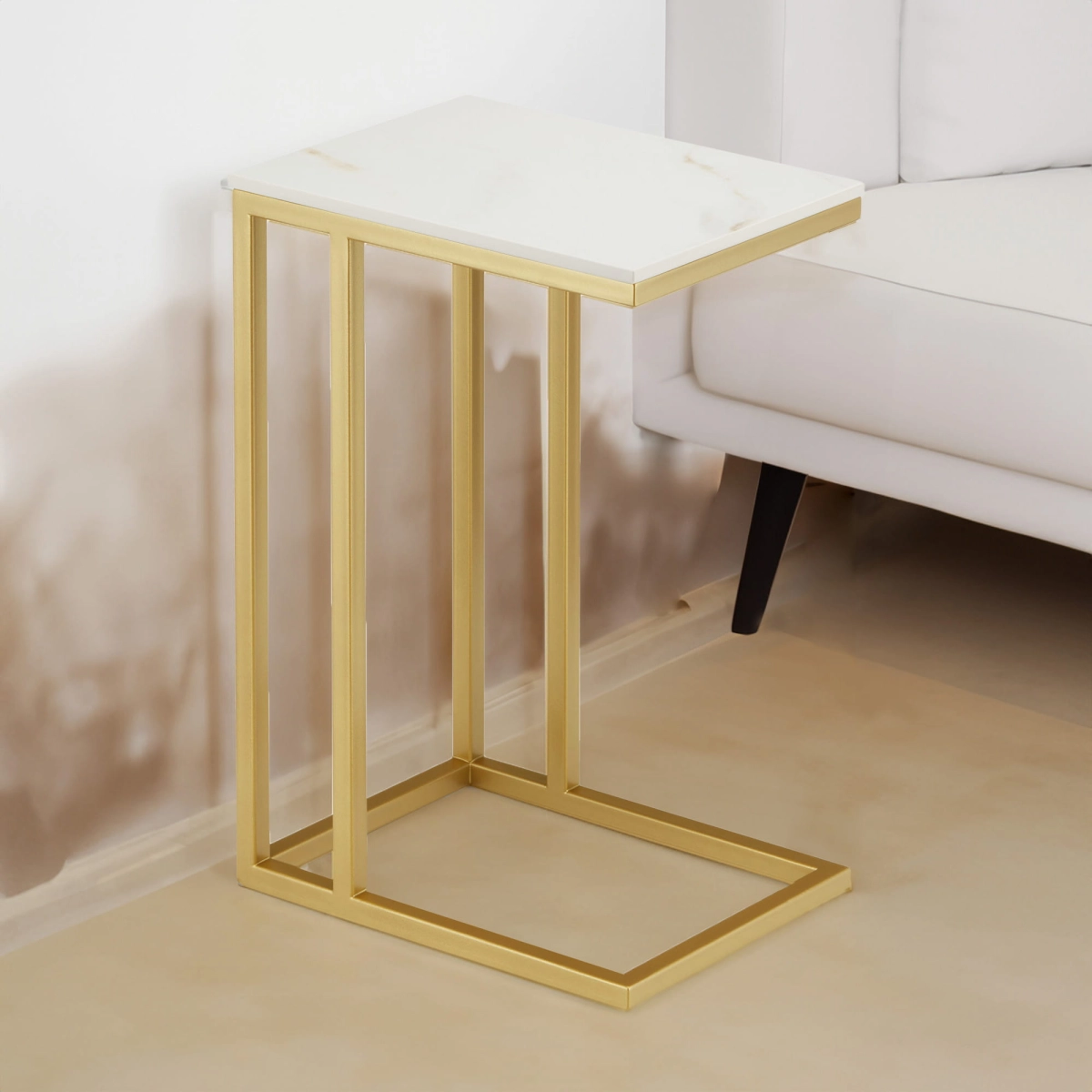 gouden bijzettafel