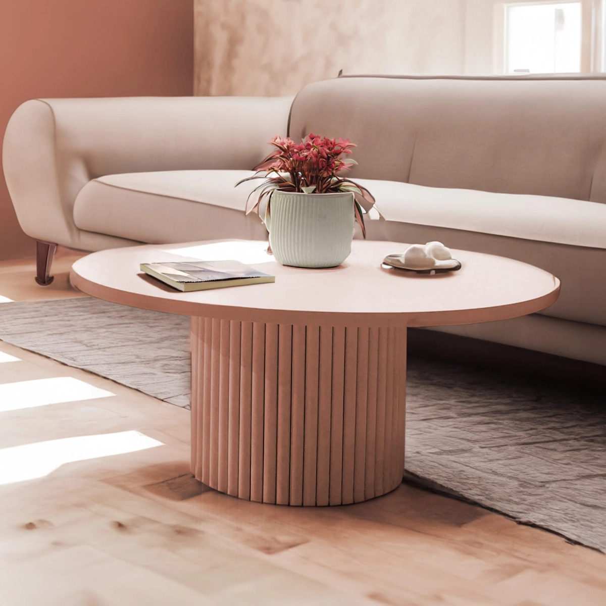 roze salontafel