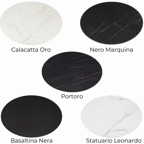 Ronde gesinterde kwarts salontafelbladen