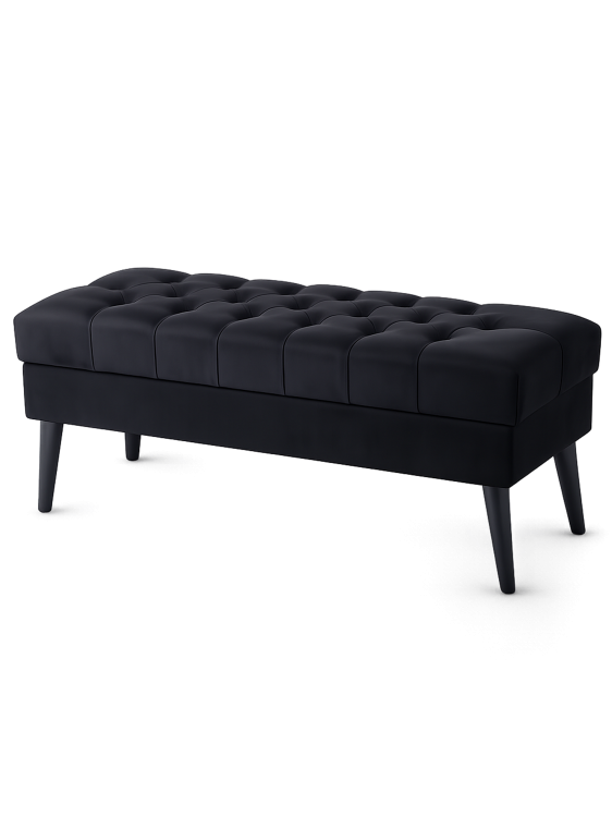 ławka otwierana z siedziskiem pikowanym