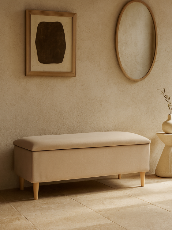 wysoki kufer z siedziskiem