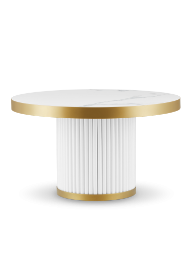 biały stolik kawowy glamour