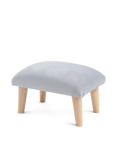 Scandinavische grijze kruk, een minimalistisch en praktisch meubelstuk