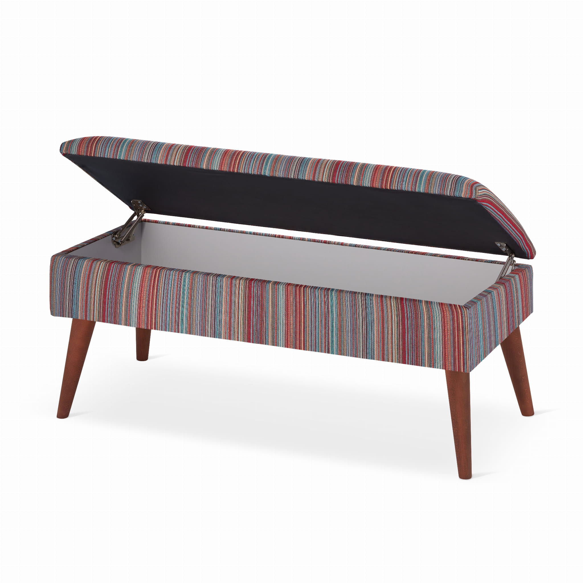 Halbankje met opbergruimte - 3 lades - Voor de hal - Wit - 44x10x35 cm